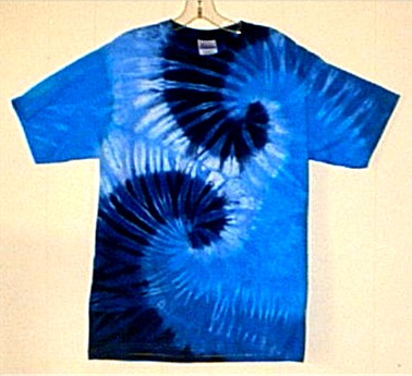 Orange and Strawberry Double Spiral Tie Dye T Shirt XL – Dark Star Dye Works